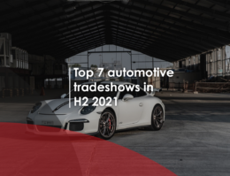 Top 6 automotive tradeshows in H2 2021